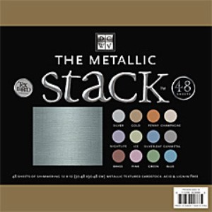 A Metallic Paper Stack